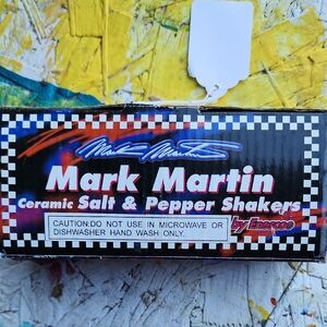 Enesco Mark Martin Ceramic Salt & Pepper Shakers